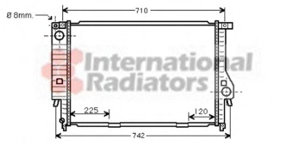 Imagine Radiator, racire motor VAN WEZEL 06002159