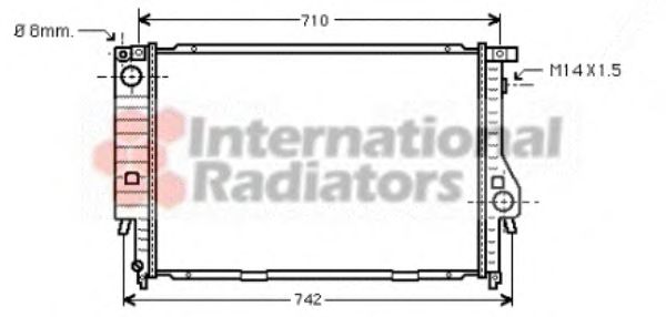 Imagine Radiator, racire motor VAN WEZEL 06002164