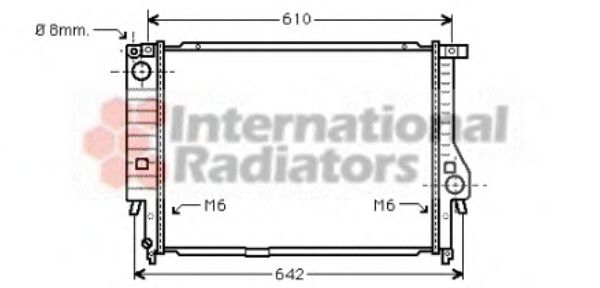 Imagine Radiator, racire motor VAN WEZEL 06002167