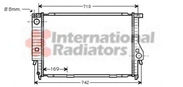 Imagine Radiator, racire motor VAN WEZEL 06002194