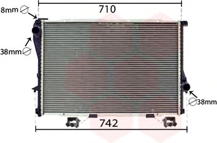 Imagine Radiator, racire motor VAN WEZEL 06002233