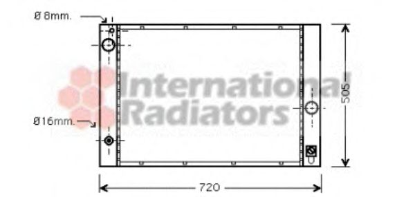 Imagine Radiator, racire motor VAN WEZEL 06002236