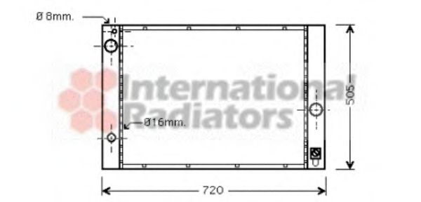 Imagine Radiator, racire motor VAN WEZEL 06002285