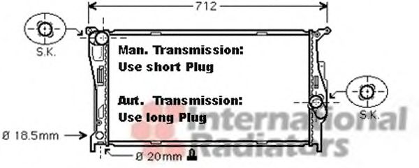 Imagine Radiator, racire motor VAN WEZEL 06002293