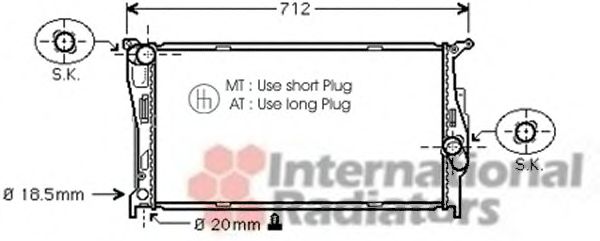 Imagine Radiator, racire motor VAN WEZEL 06002294