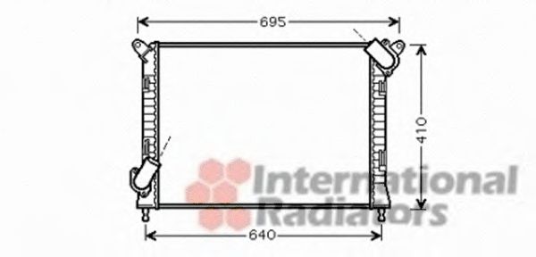 Imagine Radiator, racire motor VAN WEZEL 06002307