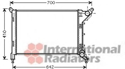 Imagine Radiator, racire motor VAN WEZEL 06002310