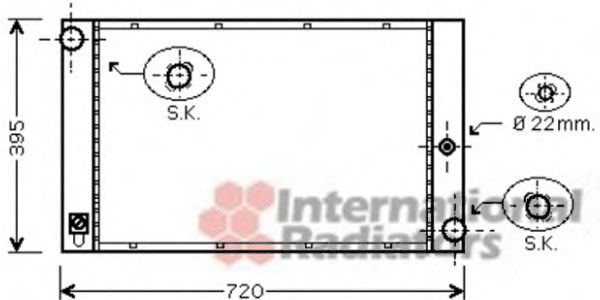 Imagine Radiator, racire motor VAN WEZEL 06002337