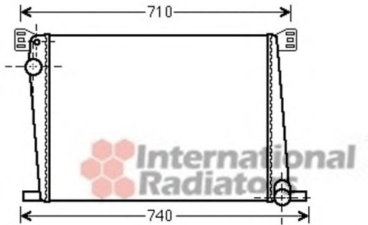 Imagine Radiator, racire motor VAN WEZEL 06002356