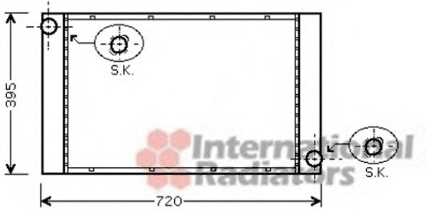 Imagine Radiator, racire motor VAN WEZEL 06002373