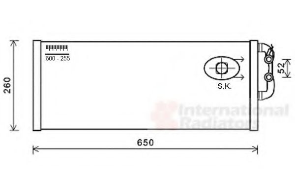 Imagine Radiator, racire motor VAN WEZEL 06002422