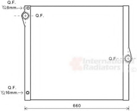 Imagine Radiator, racire motor VAN WEZEL 06002436