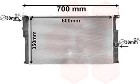 Imagine Radiator, racire motor VAN WEZEL 06002446