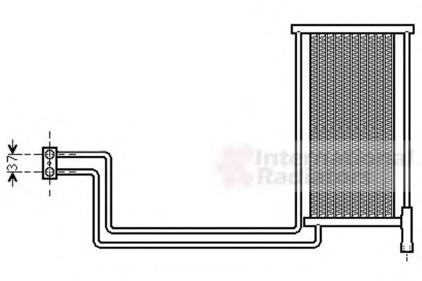 Imagine Radiator ulei, ulei motor VAN WEZEL 06003368