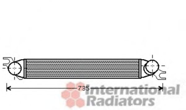 Imagine Intercooler, compresor VAN WEZEL 06004340