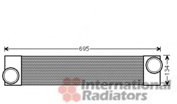 Imagine Intercooler, compresor VAN WEZEL 06004375