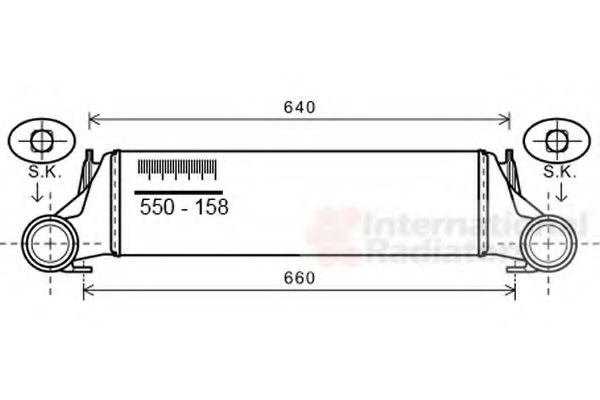 Imagine Intercooler, compresor VAN WEZEL 06004421