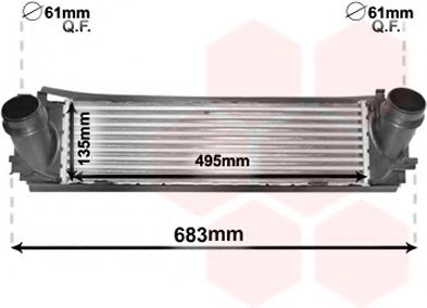 Imagine Intercooler, compresor VAN WEZEL 06004466