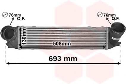 Imagine Intercooler, compresor VAN WEZEL 06004473