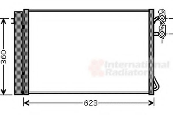 Imagine Condensator, climatizare VAN WEZEL 06005295