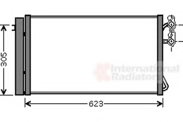 Imagine Condensator, climatizare VAN WEZEL 06005296