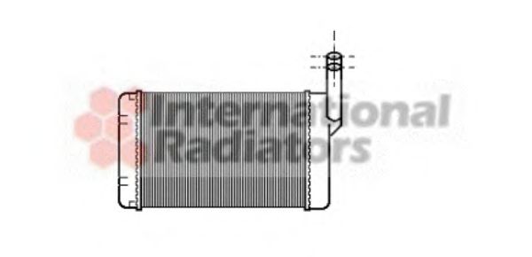 Imagine Schimbator caldura, incalzire habitaclu VAN WEZEL 06006030