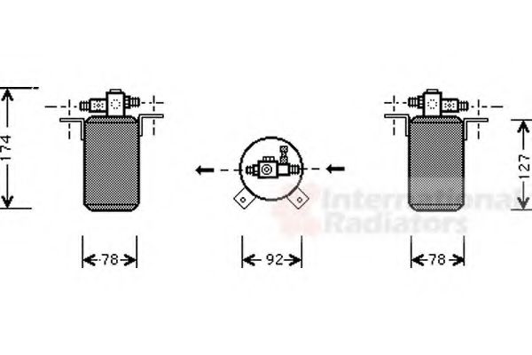 Imagine uscator,aer conditionat VAN WEZEL 0600D021