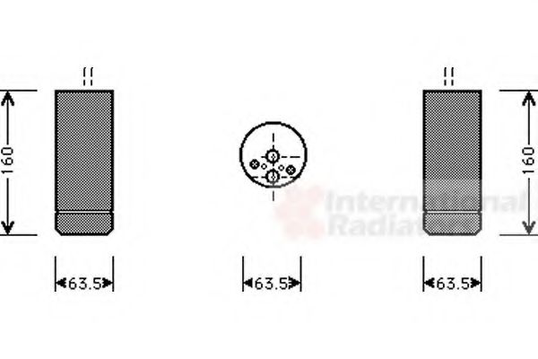 Imagine uscator,aer conditionat VAN WEZEL 0600D063