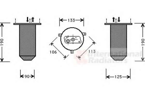 Imagine uscator,aer conditionat VAN WEZEL 0600D221