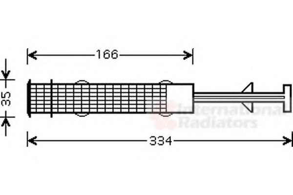 Imagine uscator,aer conditionat VAN WEZEL 0600D279