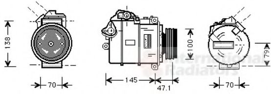 Imagine Compresor, climatizare VAN WEZEL 0600K306