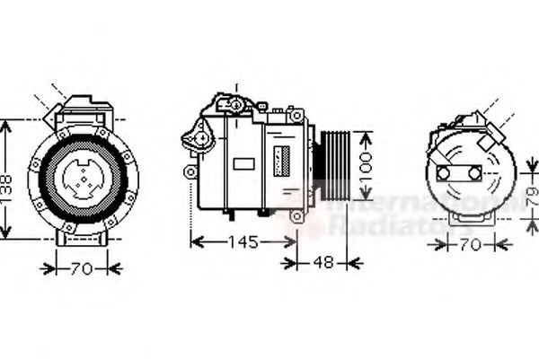 Imagine Compresor, climatizare VAN WEZEL 0600K328