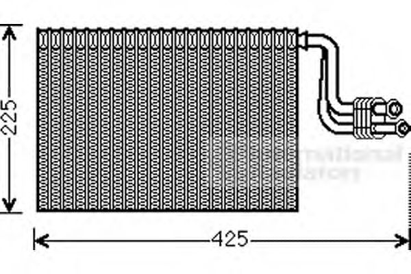 Imagine evaporator,aer conditionat VAN WEZEL 0600V364