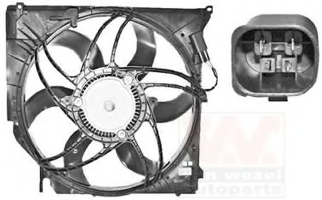 Imagine Ventilator, radiator VAN WEZEL 0680746