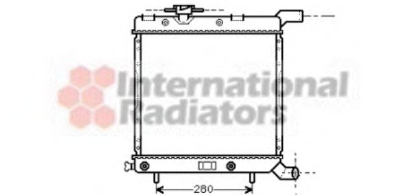 Imagine Radiator, racire motor VAN WEZEL 07002003