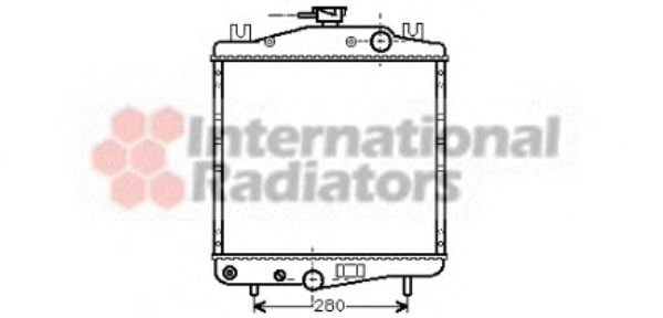 Imagine Radiator, racire motor VAN WEZEL 07002007