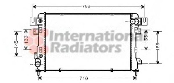 Imagine Radiator, racire motor VAN WEZEL 07002011