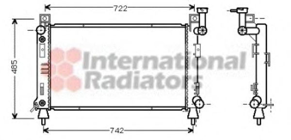 Imagine Radiator, racire motor VAN WEZEL 07002030