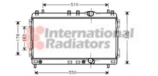 Imagine Radiator, racire motor VAN WEZEL 07002055