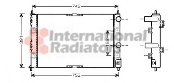 Imagine Radiator, racire motor VAN WEZEL 07002076