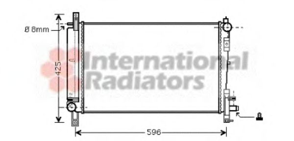 Imagine Radiator, racire motor VAN WEZEL 07002080