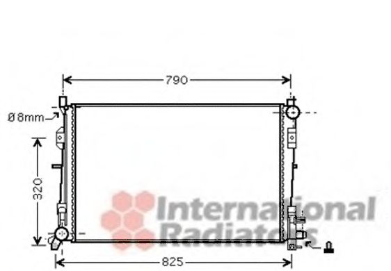 Imagine Radiator, racire motor VAN WEZEL 07002092