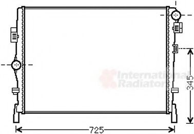 Imagine Radiator, racire motor VAN WEZEL 07002105