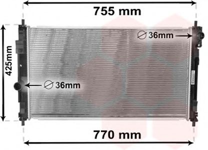 Imagine Radiator, racire motor VAN WEZEL 07002121