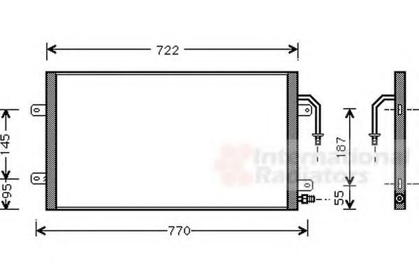 Imagine Condensator, climatizare VAN WEZEL 07005012