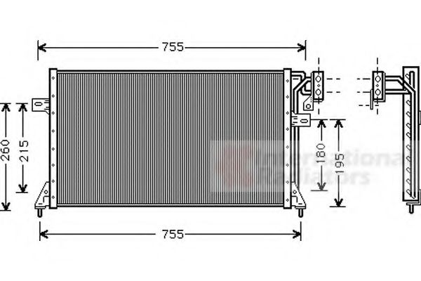 Imagine Condensator, climatizare VAN WEZEL 07005018