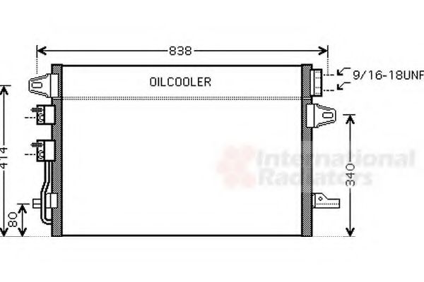 Imagine Condensator, climatizare VAN WEZEL 07005088