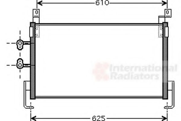 Imagine Condensator, climatizare VAN WEZEL 07005095