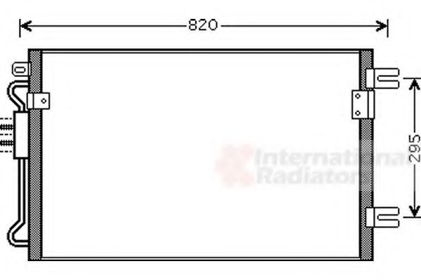 Imagine Condensator, climatizare VAN WEZEL 07005098