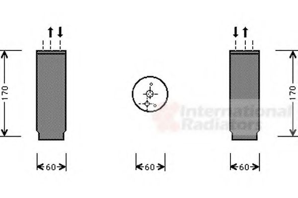 Imagine uscator,aer conditionat VAN WEZEL 0700D073